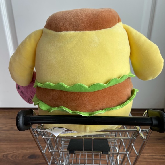 PompomPurin Burger 8" Squishmallows BNWT - Picture 3 of 4